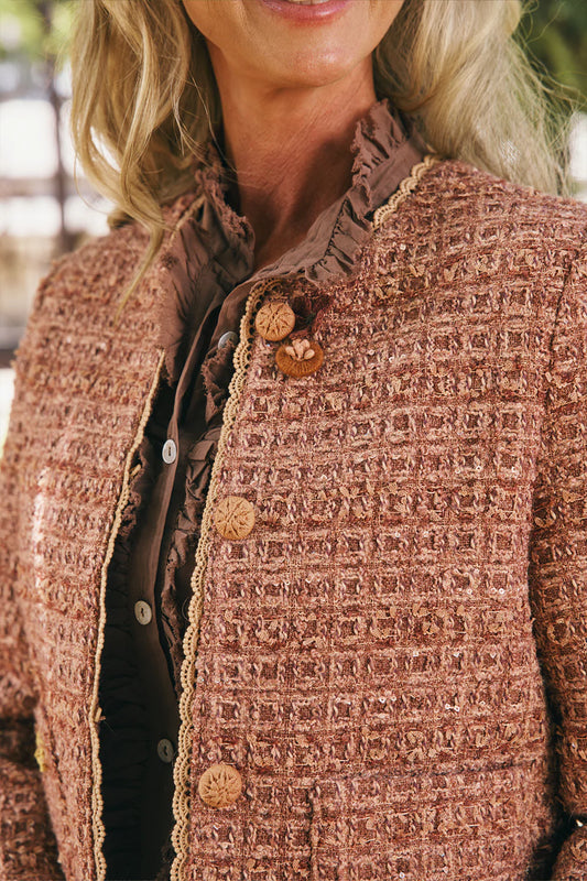 Coco Jacket | Peach