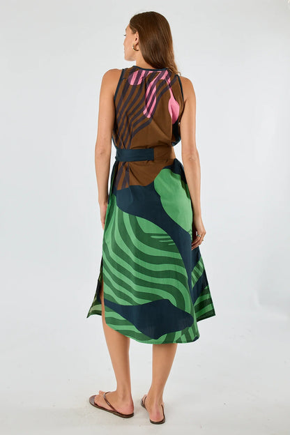 Papillon Sleeveless Dress | Black | Itami