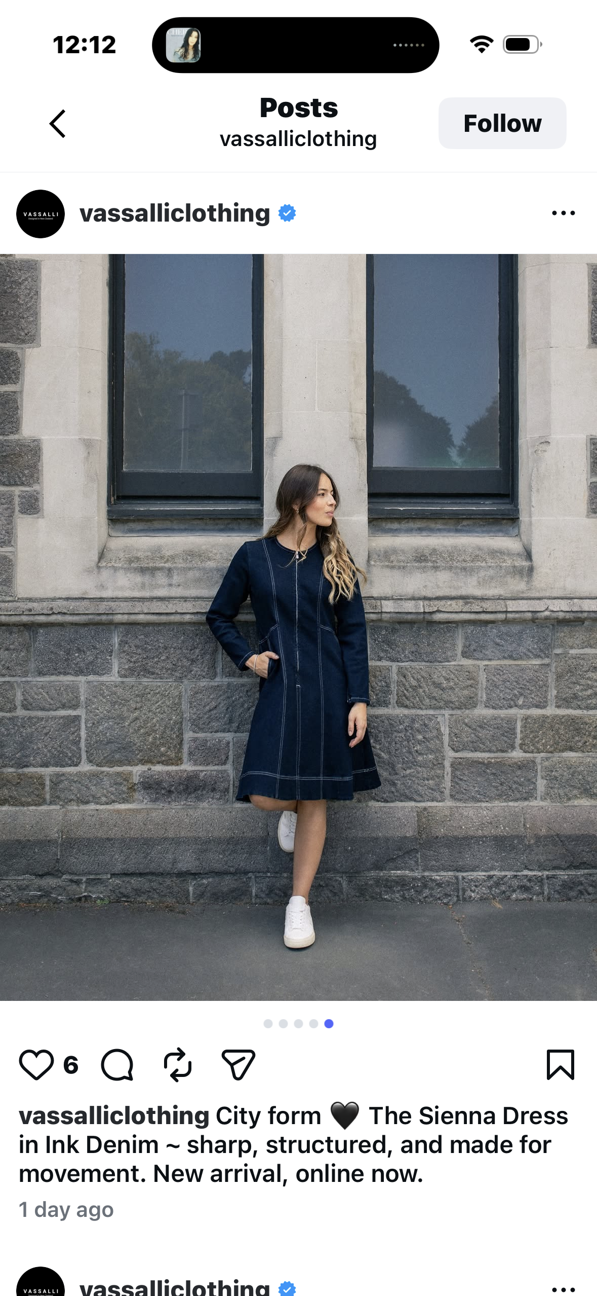 Vassalli - Sienna Dress | Ink