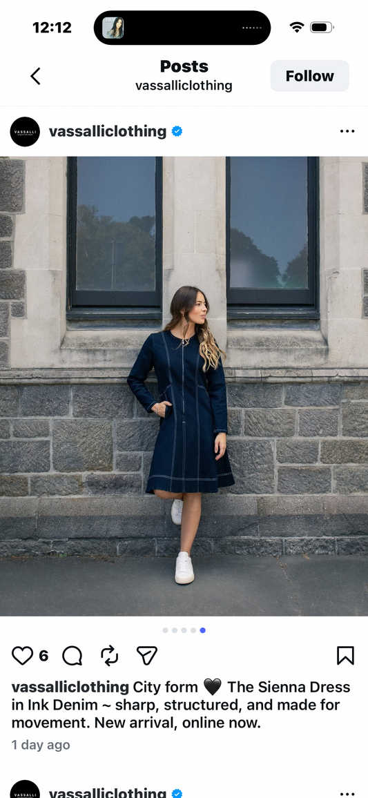 Vassalli - Sienna Dress | Ink