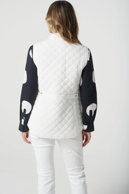 Goondiwindi Cotton - Heritage Quilted Vest | White