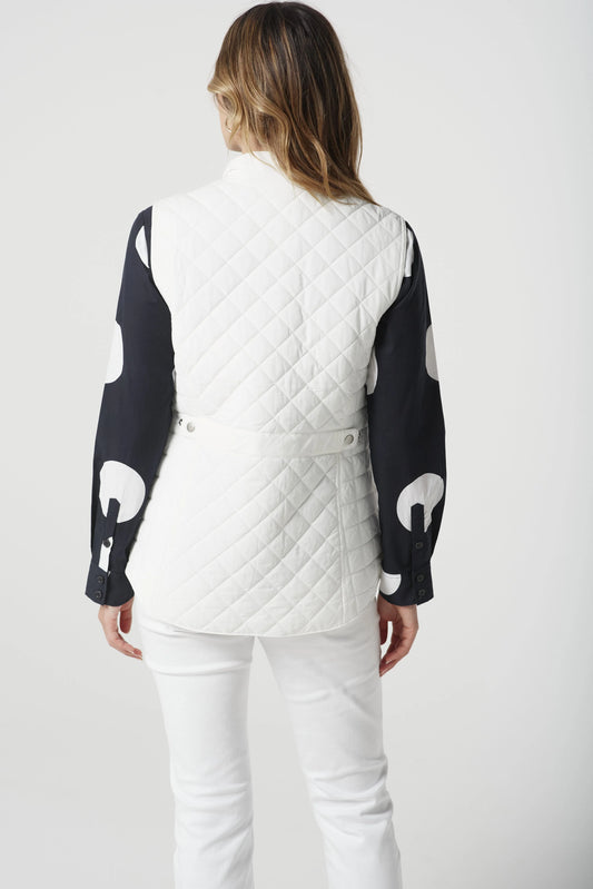 Goondiwindi Cotton - Heritage Quilted Vest | White