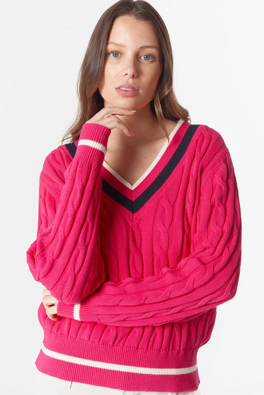 Cloth+Paper+Scissors - Cheeky Knit Top | Hot Pink