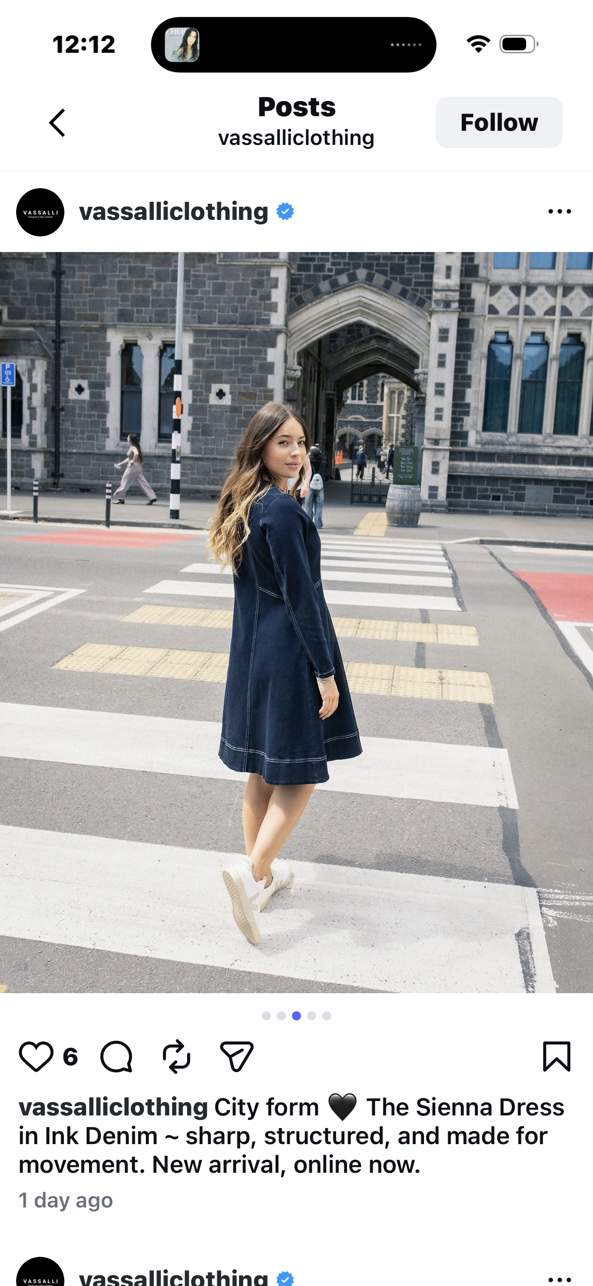 Vassalli - Sienna Dress | Ink