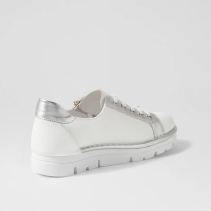 Jose Saenz Sneaker | White/Silver