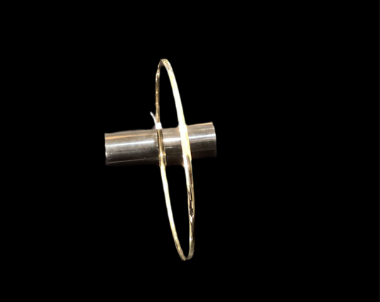 Jewellery 9K - WD Half Round Gold Bangle | 2mm | 65mm Solid