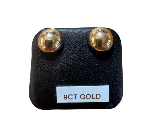 9K - 10mm Dome 9K Yellow Gold Stud