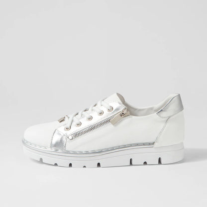 Jose Saenz Sneaker | White/Silver