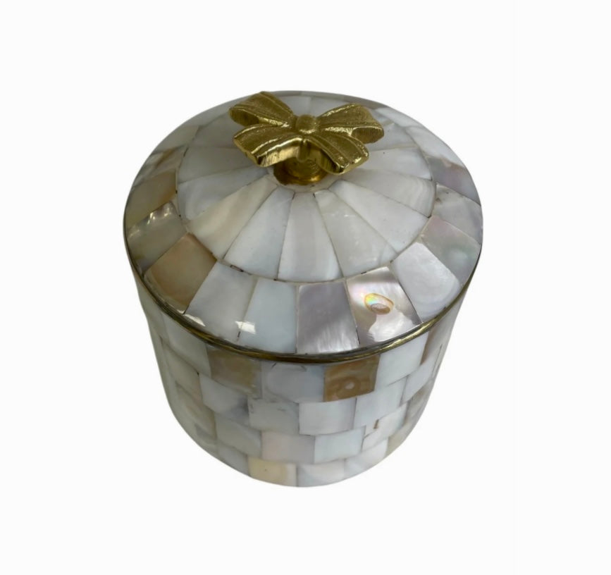 Raffles Mother of Pearl & Bee Trinket Box | PICK-UP INSTORE ONLY