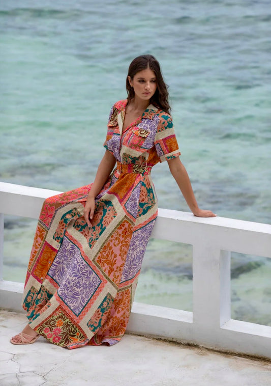 Kachel - Jaqueline Maxi Dress | 595KA066