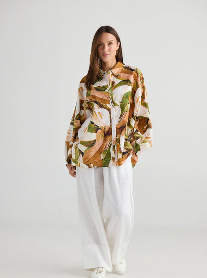 Holiday - Cliffside Shirt | Autumn Jungle