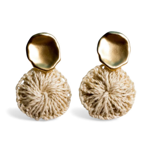 Bilum & Bilas - Amaki Stud Earrings | Gold - Small