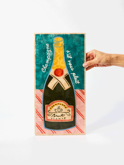 Giftware - Champagne Popper Wall Tile | Pick UP Instore