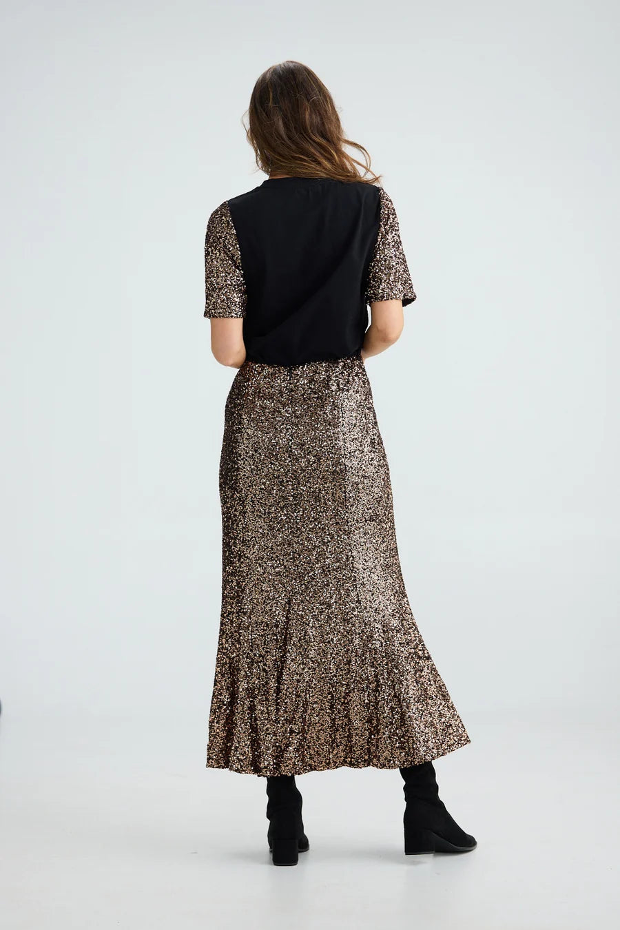 Brave & True - Ritz Sequin Maxi Skirt