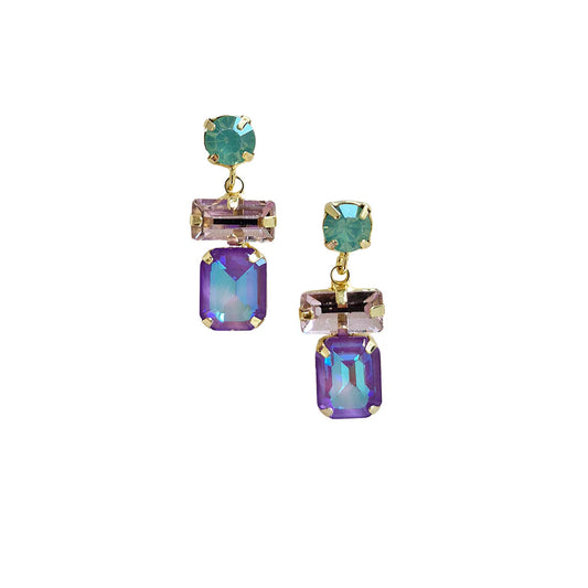 Earrings | Gemma crystal drop earring