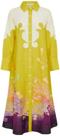 Bohemian Traders - Dress - Neptune Midi - Mustard