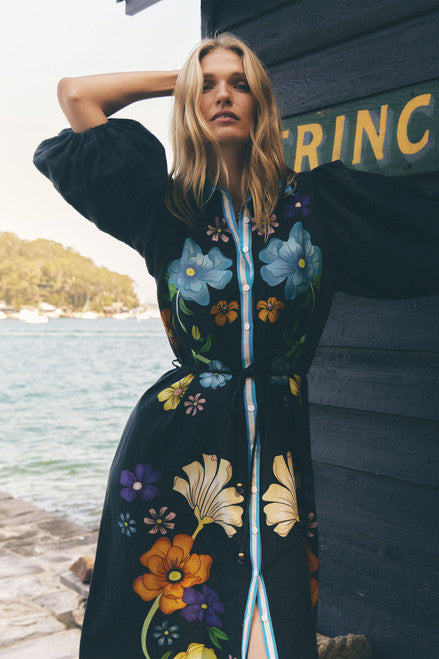 Bohemian Traders - Dress Fluer Puff sleeve Dress