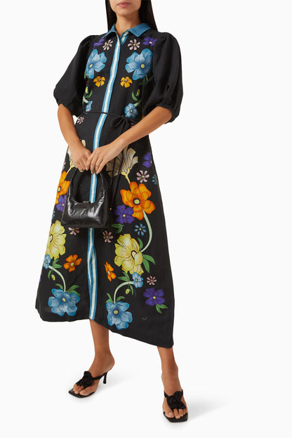 Bohemian Traders - Dress Fluer Puff sleeve Dress