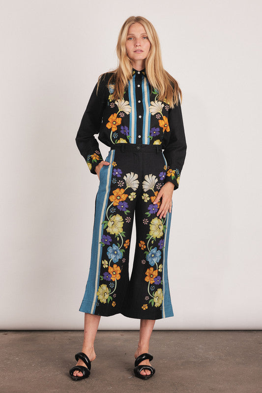 Bohemian Traders - Fleur Crop Pants