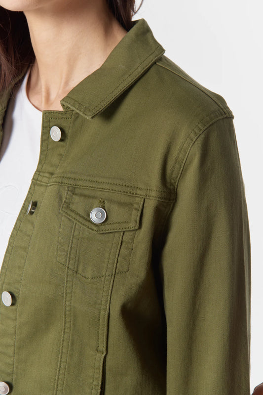 Goondiwindi Cotton - Ray Denim Jacket | Sage