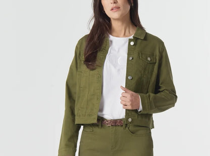 Goondiwindi Cotton - Ray Denim Jacket | Sage