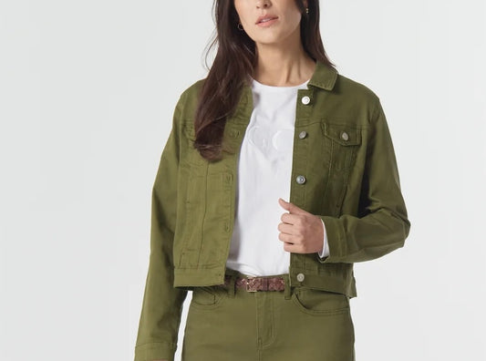 Goondiwindi Cotton - Ray Denim Jacket | Sage