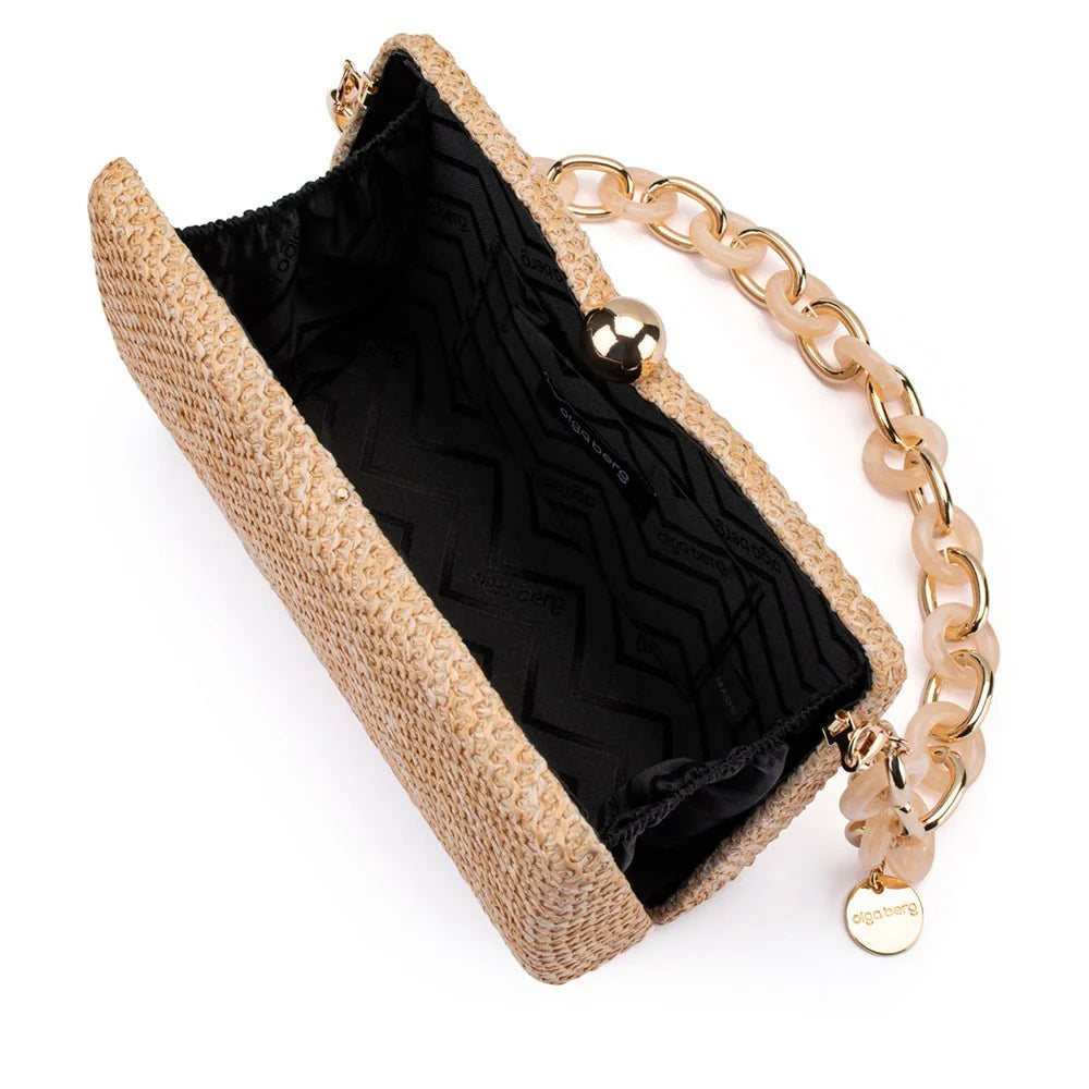 Olga Berg - Birdie Textural Handle Bag
