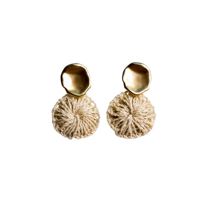 Bilum & Bilas - Amaki Stud Earrings | Silver | Large