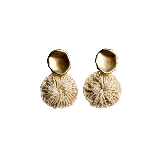 Bilum & Bilas - Amaki Stud Earrings | Silver | Large