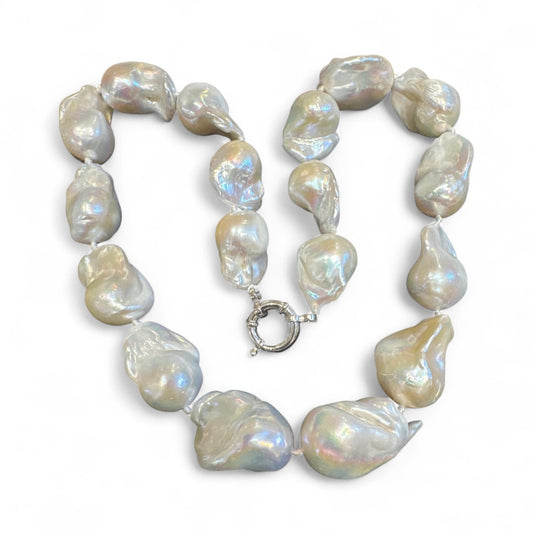 Jewellery - Necklace 45/42cm  BEC XL Baroque Pearls