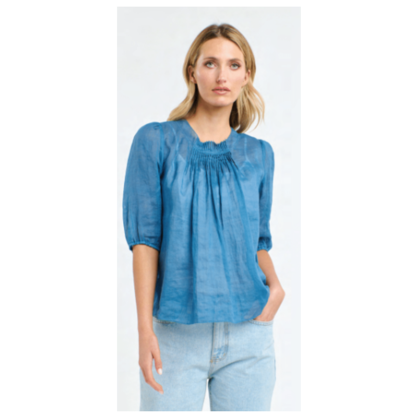 365 Days - Auril Pintuck Top