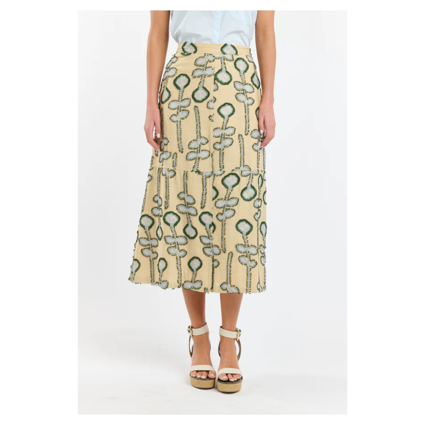 365 Days - Eden Embroidered Skirt