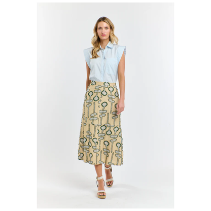 365 Days - Eden Embroidered Skirt