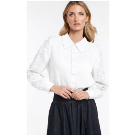 Giselle Shirt | White