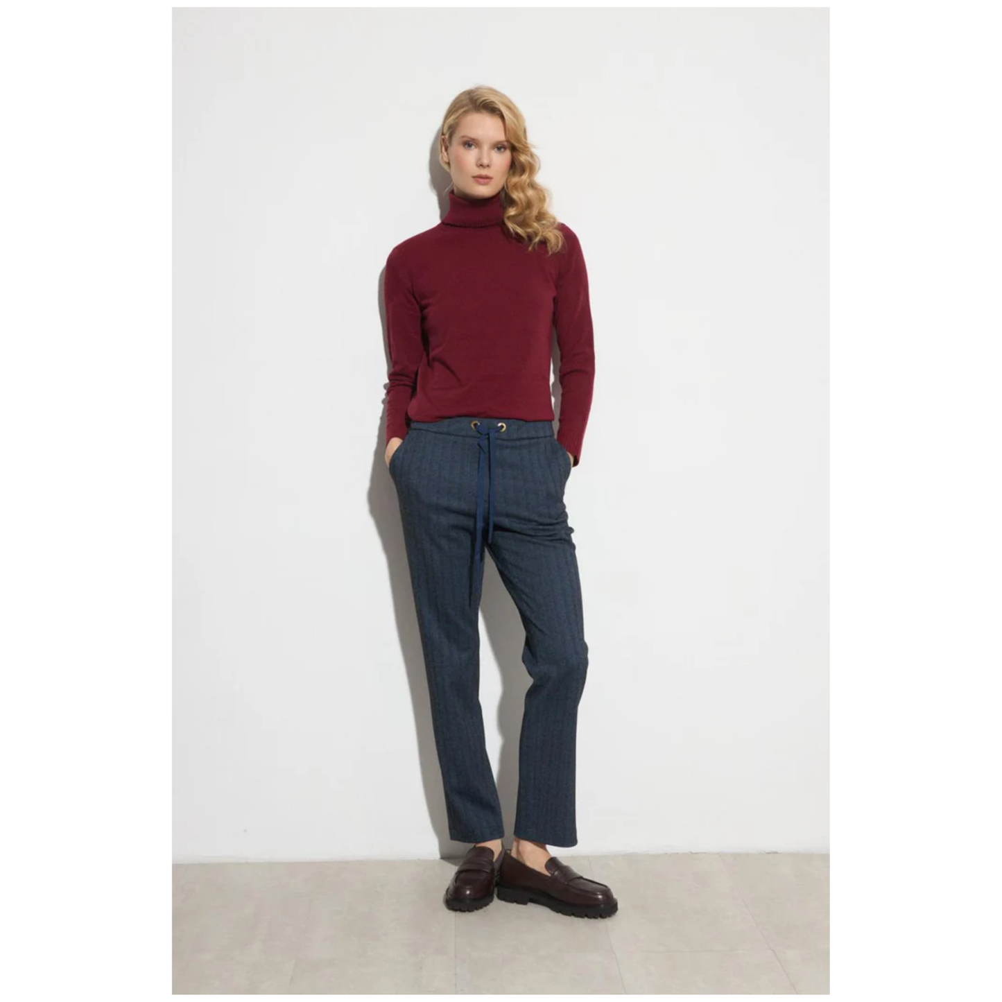 Bracara Pant |Navy