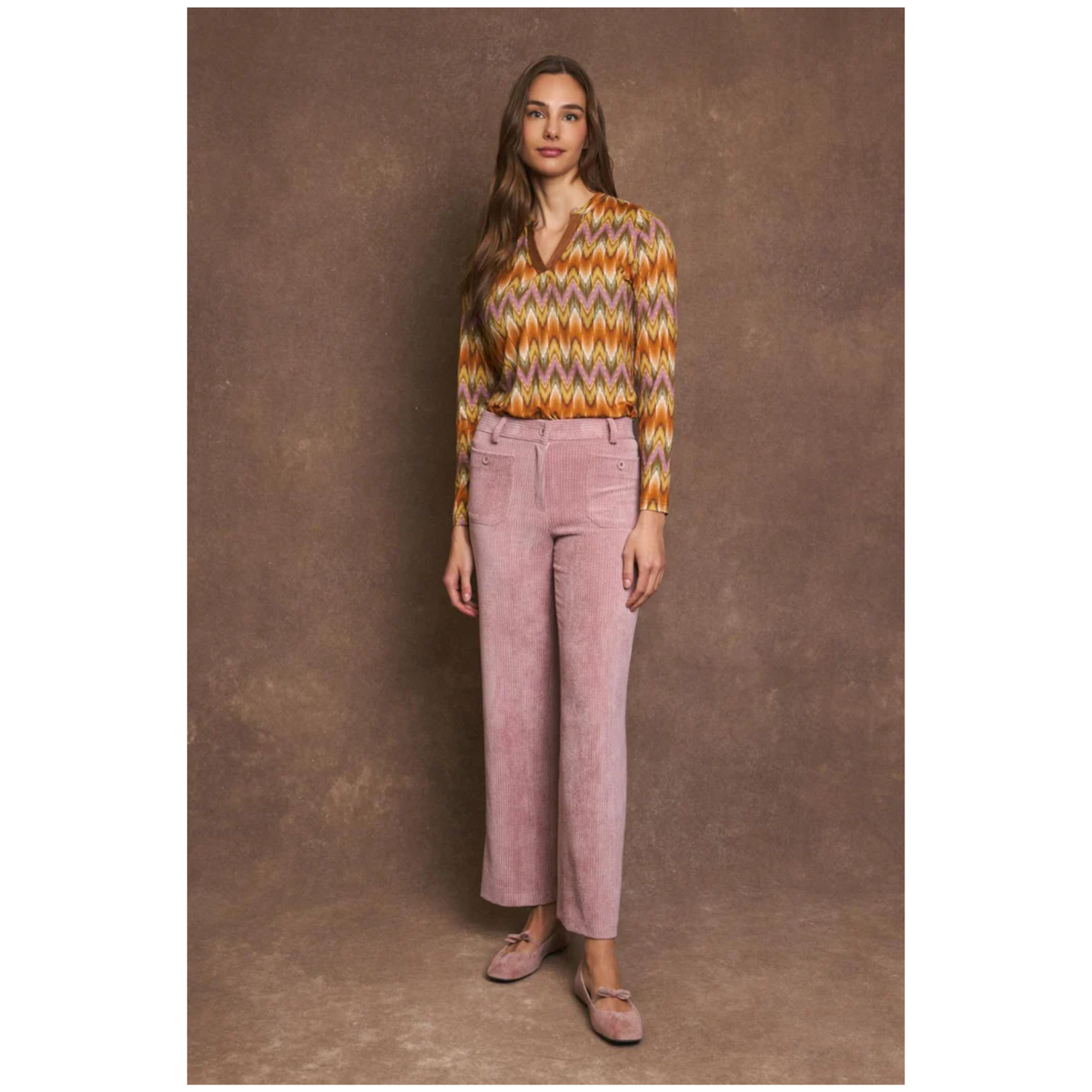 Roselia Cordroy Pant | Pink