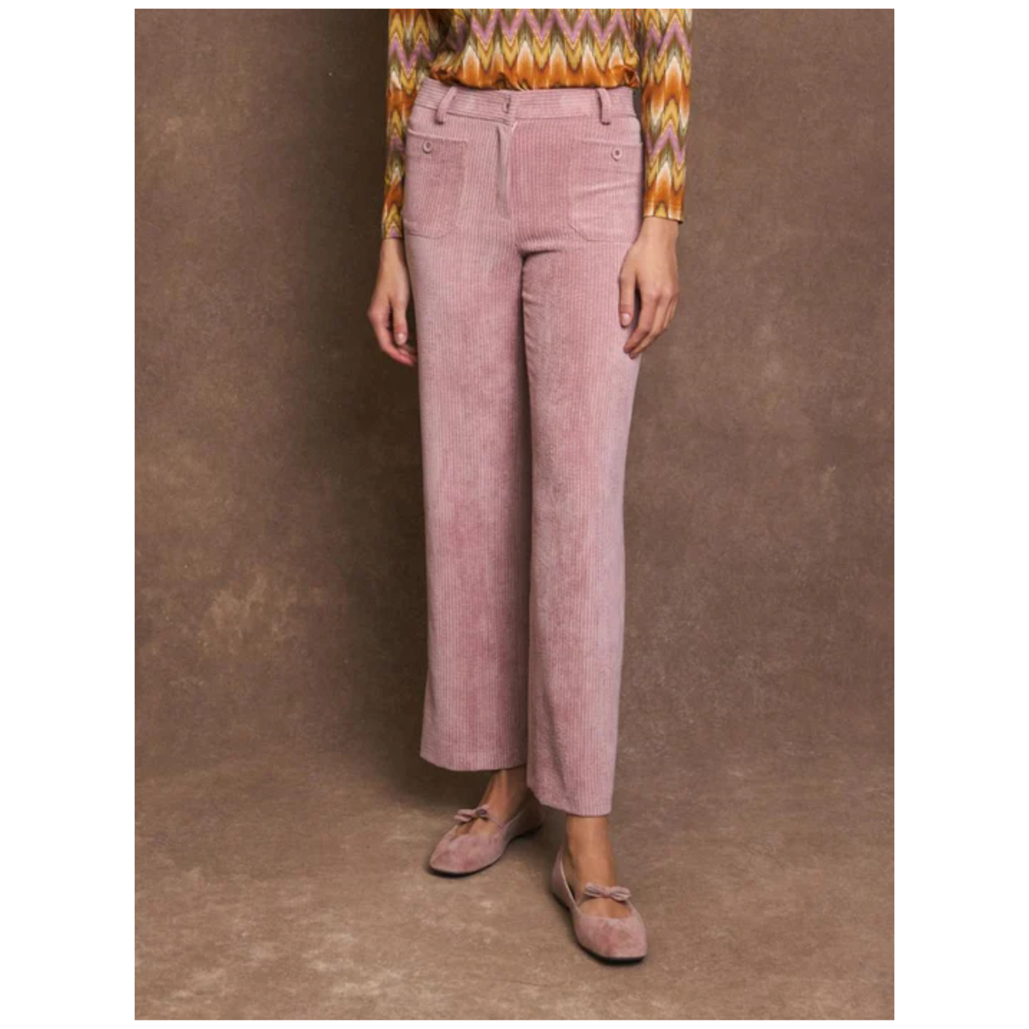 Roselia Cordroy Pant | Pink