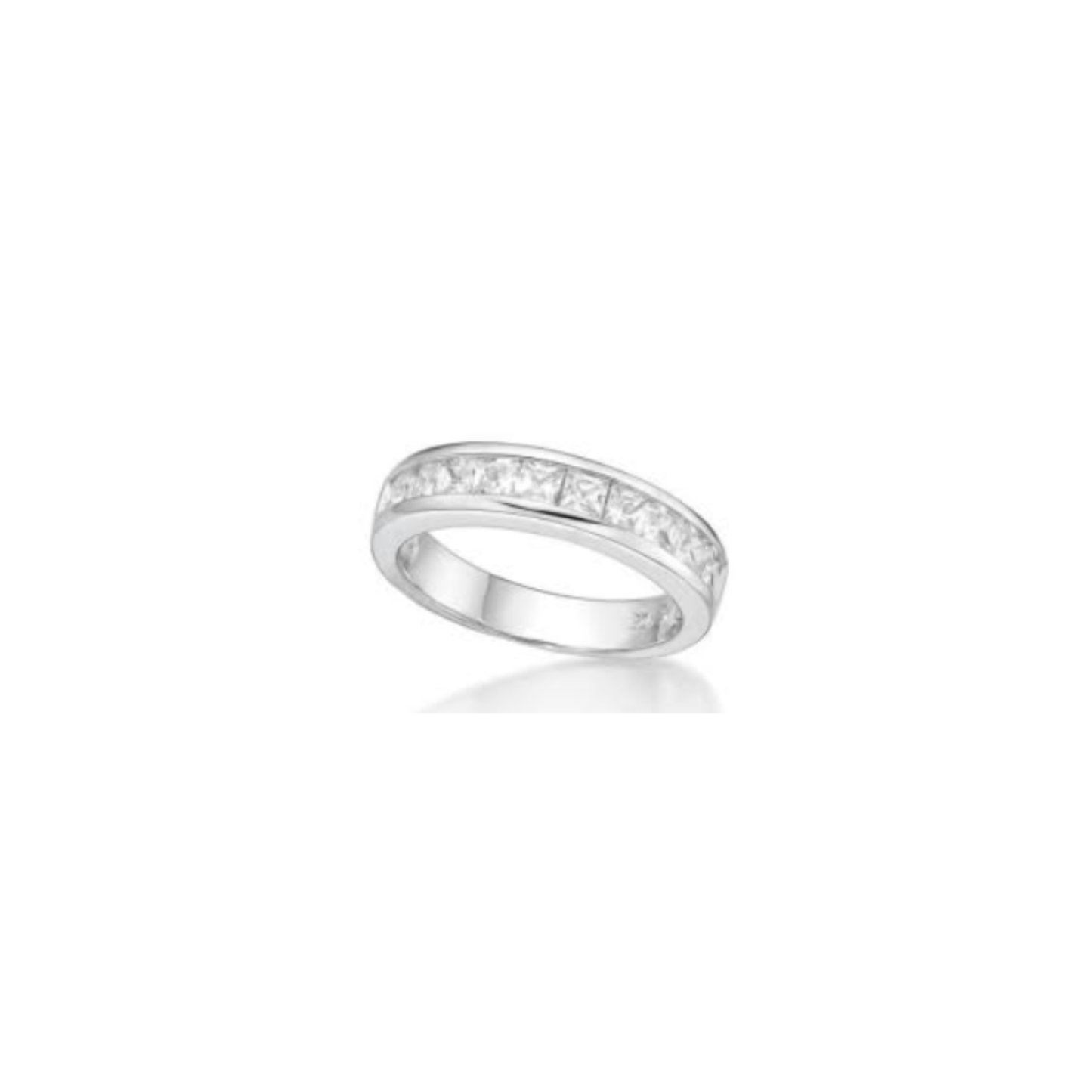 Jewellery - Ascot Channel Ring | Sterling Silver & CZ