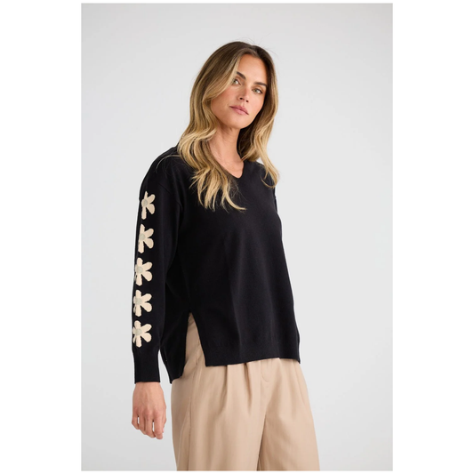 Brave & True - Britney Sweater | Black