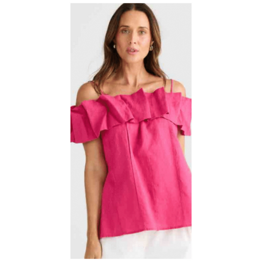 Brave & True - Osaka Top | Fuchsia