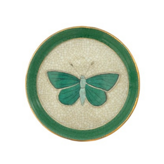 Giftware - Entomologie Savon Dish | Butterfly | Emerald | PICK-UP INSTORE ONLY