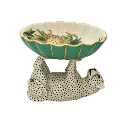 Giftware - Snow Leopard Savon Dish | PICK-UP INSTORE ONLY