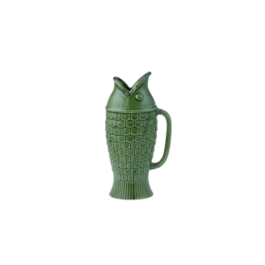 Giftware - Finn Ceramic Jug - Olive | PICKUP INSTORE ONLY