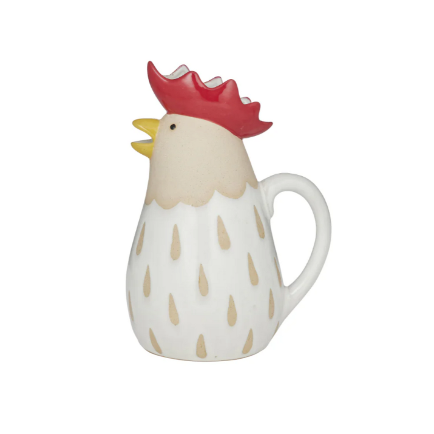 Giftware - Charlie Chook Ceramic Jug | Ivory | PICK-UP INSTORE ONLY