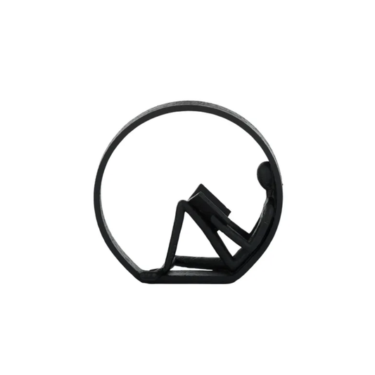 Studious Black Resin Sculpture | PICK-UP INSTORE ONLY