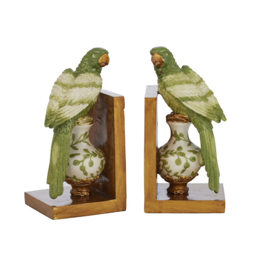 Giftware - Polly Parrot Bookends | PICK-UP INSTORE ONLY