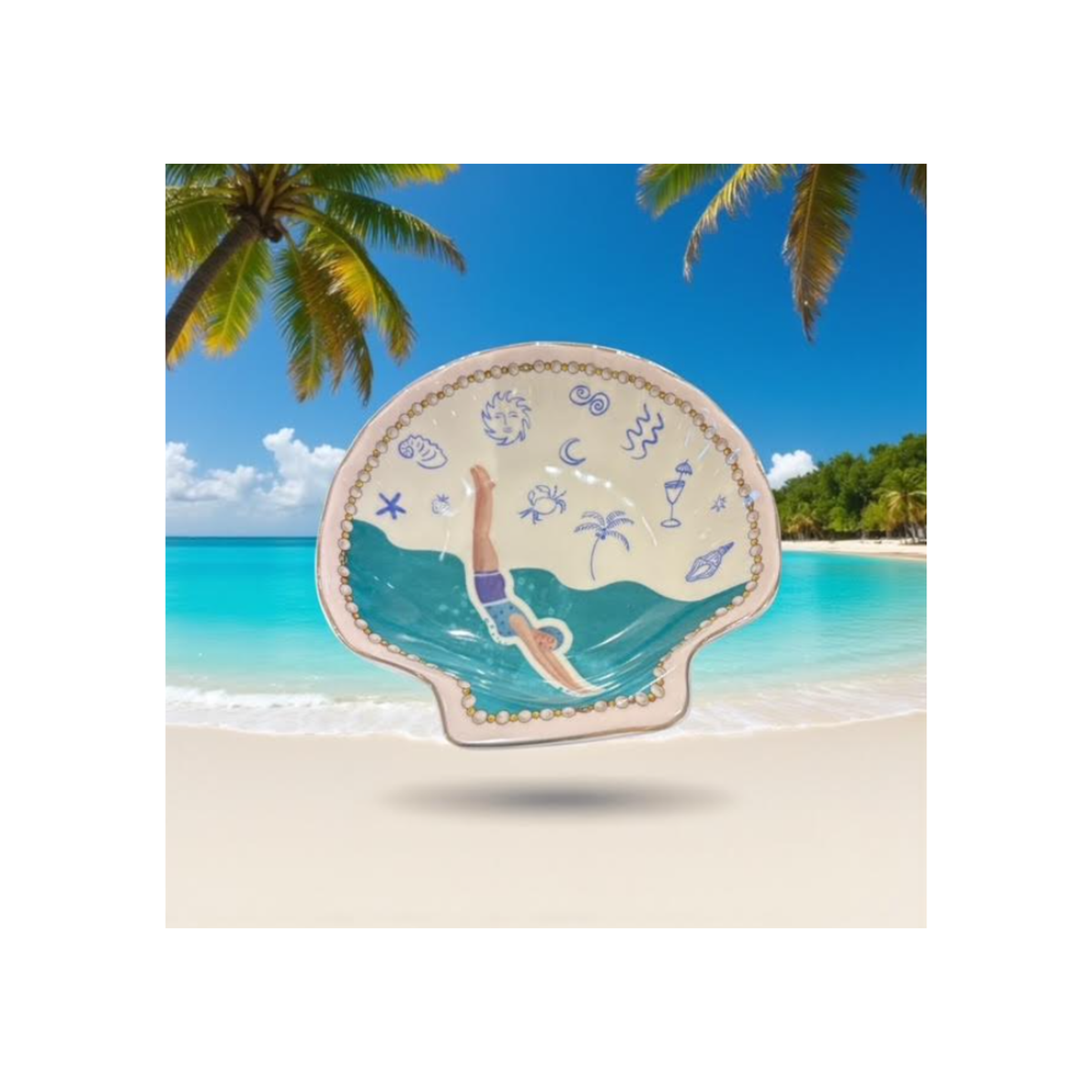 Dive In Trinket Plate | PICK-UP INSTORE ONLY