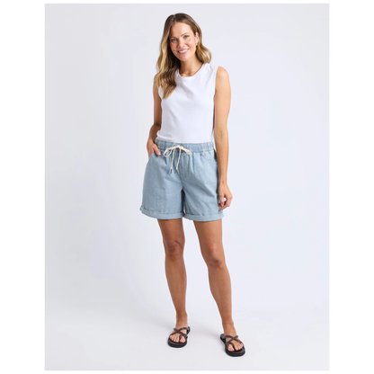 Elm Lifestyle - Holly Stripe Short | Blue & White