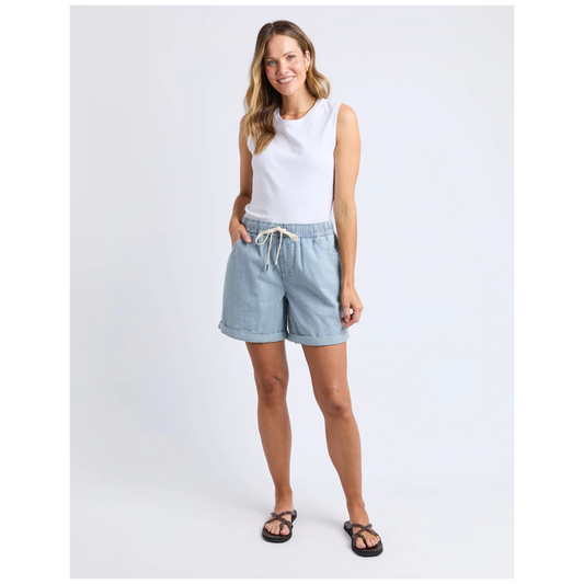 Elm Lifestyle - Holly Stripe Short | Blue & White