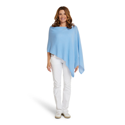 Classic Travel Poncho - Chapel Hill | 100% Cashmere